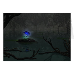 Blue Rose Card