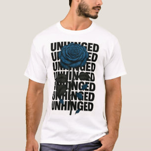 Blue rose designer T-Shirt