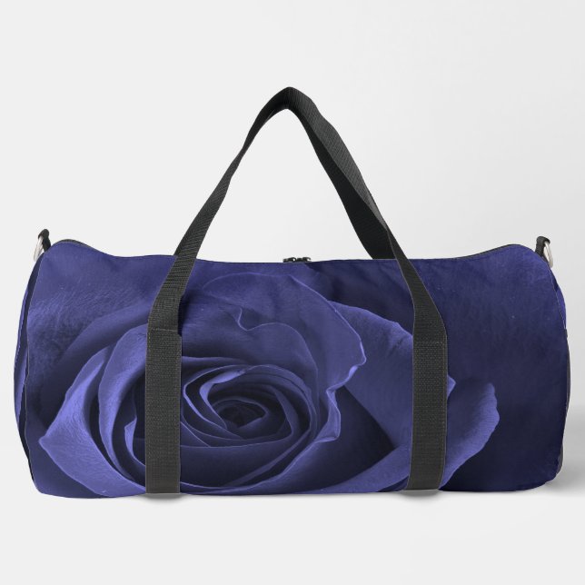 Blue rose duffle bag (Front)