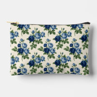 Blue Rose Floral Pattern