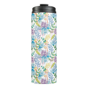 Blue rose garden bottle