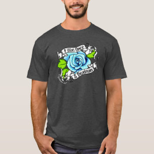 Blue Rose I Was Once A Dead Man Christian Shirts