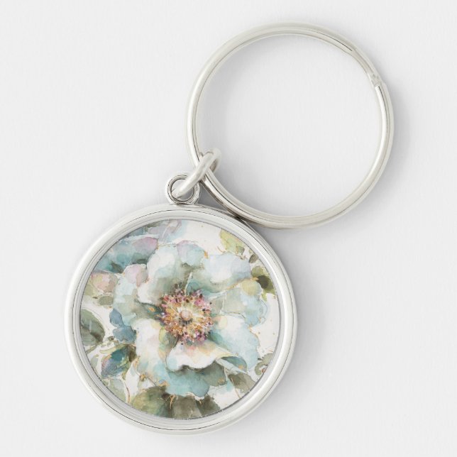 Blue Rose Key Ring (Front)