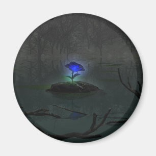 Blue Rose Magnet
