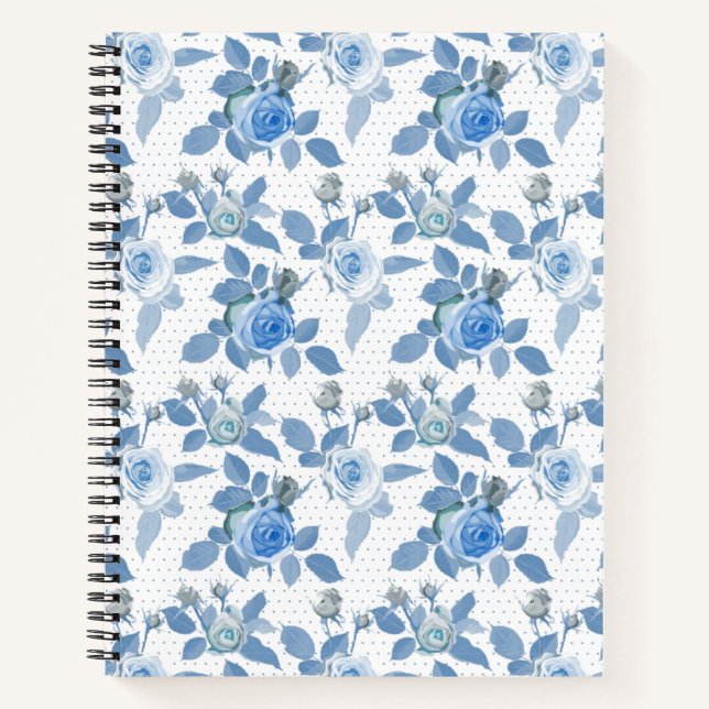Blue Rose Notebook (Front)