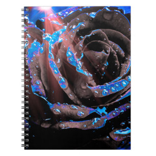 Blue Rose Notebook