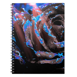 Blue Rose Notebook