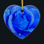 Blue Rose Ornament Personalised Rose Decorations<br><div class="desc">Romantic Rose Ornaments Personalised Holiday Blue Rose Classic Flower Decorations Your Name Here Sympathy Keepsake Wedding Keepsake Customisable Romantic Blue Rose Christmas Ornaments, Rose Gifts Hanukkah Neutral Holiday Decorations Rose Ornaments Keepsakes & Gifts for Weddings Anniversary I Love You Any Day Blue Rose Decorations for Friend Family Men Women Kids...</div>