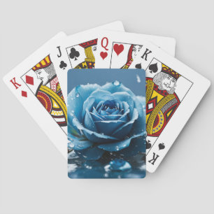 Blue Rose Playing Cards