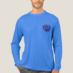 Blue Rose Shirts Blue Boutonniere Rose T-shirt