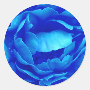 Blue Rose Sticker - Customisable