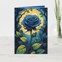 Blue Rose Vines 3