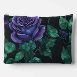Blue roses accessory pouch