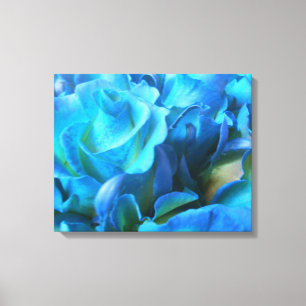 Blue Roses Canvas Print