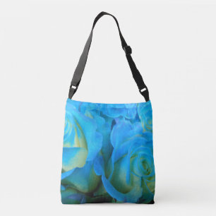 Blue Roses Crossbody Bag