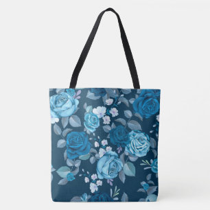 Blue Roses Tote Bag