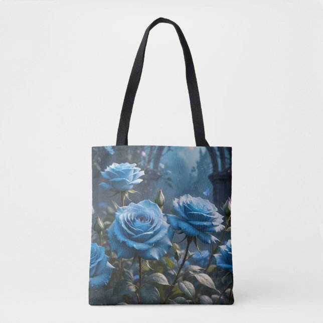 Blue Roses  Tote Bag (Front)