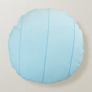 Blue Round Cushion