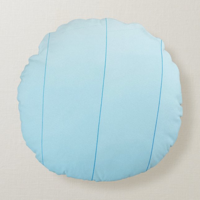 Blue Round Cushion (Front)