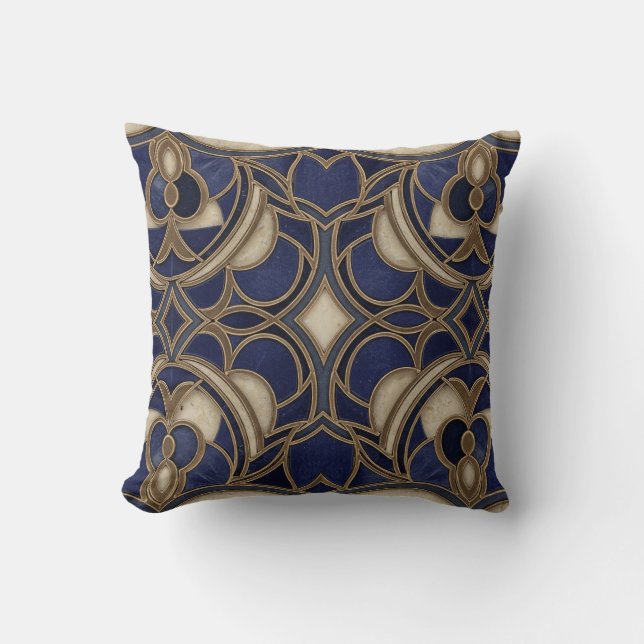 blue royal cushion (Front)