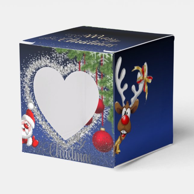 Blue Royal degraded by Papa Noel Favour Box (Front Side)
