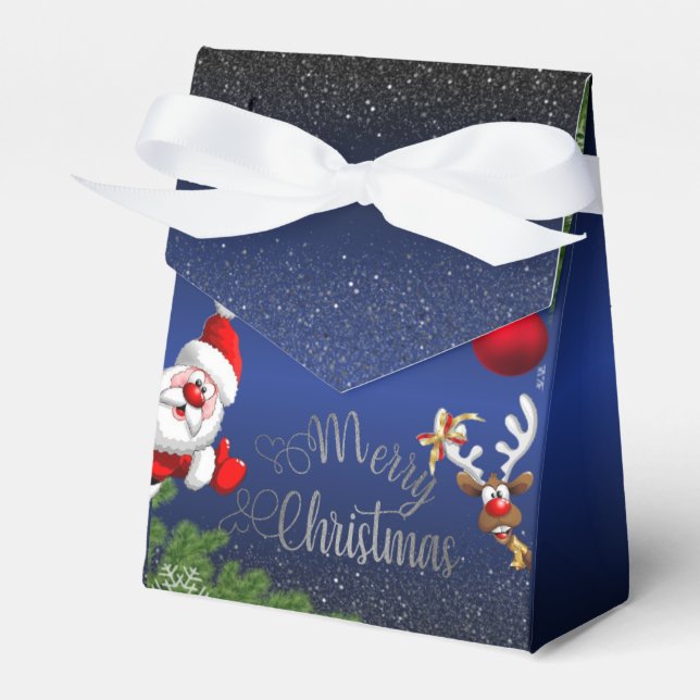 Blue Royal degraded by Papa Noel Favour Box (Front Side)