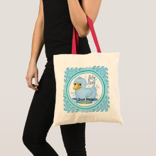 Blue Rubber Duck  Tote Bag