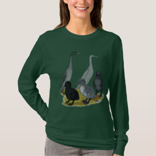 Blue Runner Duck Family T-Shirt