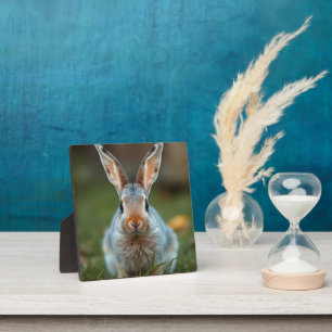 Blue Russian Bunny,  Plaque