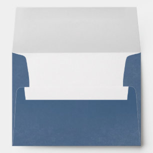 blue rustic envelope