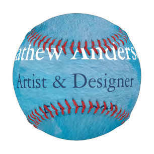 Blue rustic watercolor jeans texture add name titl baseball