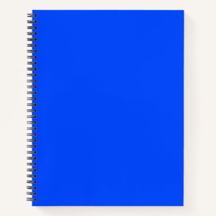 Blue (RYB) (solid color) Notebook