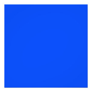 Blue (RYB) (solid color) Photo Print