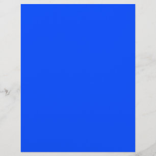 Blue (RYB) (solid colour) Custom Letterhead