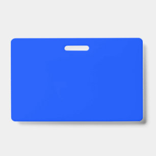 Blue (RYB) (solid colour) ID Badge