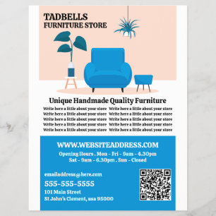 Blue Salon - Furniture Store Sales Flyer