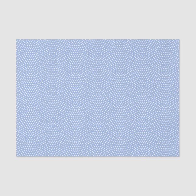 Blue Same Komon (large scale) Tissue Paper (Front)