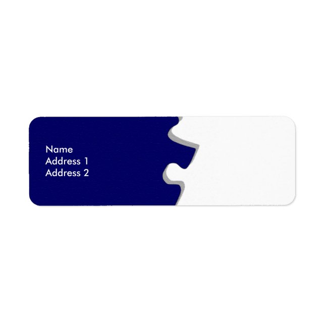 Blue Sandstone Puzzle Label (Front)