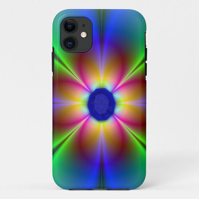 Blue Sapphire Case-Mate iPhone Case (Back)