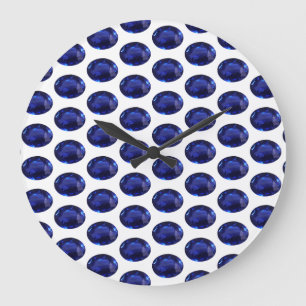 Blue Sapphire Large Clock