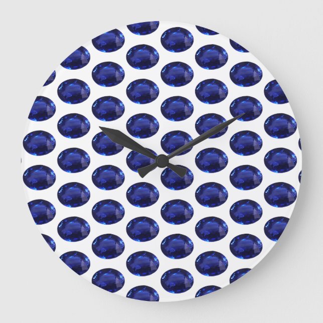 Blue Sapphire Large Clock (Front)