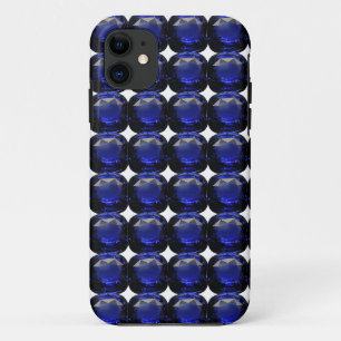 Blue Sapphire Pattern Design Case-Mate iPhone Case