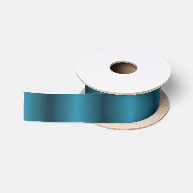 Blue satin ribbon (Spool)