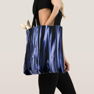 Blue Satin...... Tote Bag