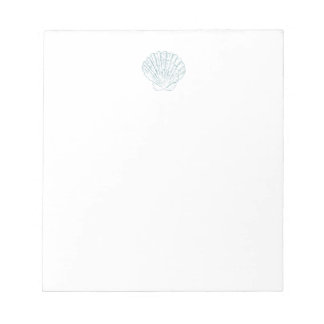 Blue Scallop Notepad
