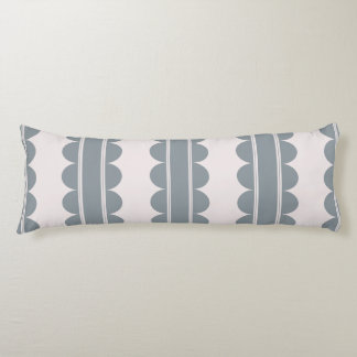 Blue Scalloped Body Cushion