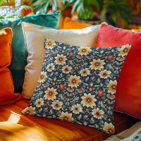 Blue Scandinavian Floral