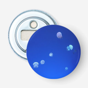 Blue Scattered Jellyfish Bottle Opener
