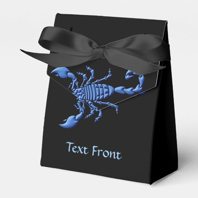 Blue Scorpion Favour Box (Front Side)