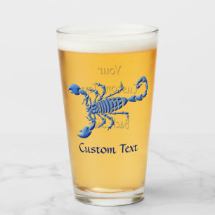 Blue Scorpion Glass